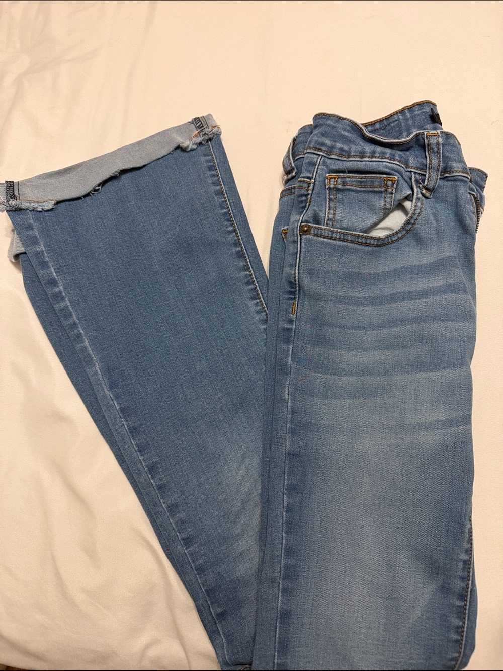 Lucky & Blessed Light Blue Boot-Cut Jeans
